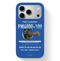 Thumbnail for PW4000-100 Case design on blue iphone case