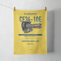 Thumbnail for CF34-10E design on yellow towel