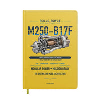 Thumbnail for M250-B17F design on yellow notebook