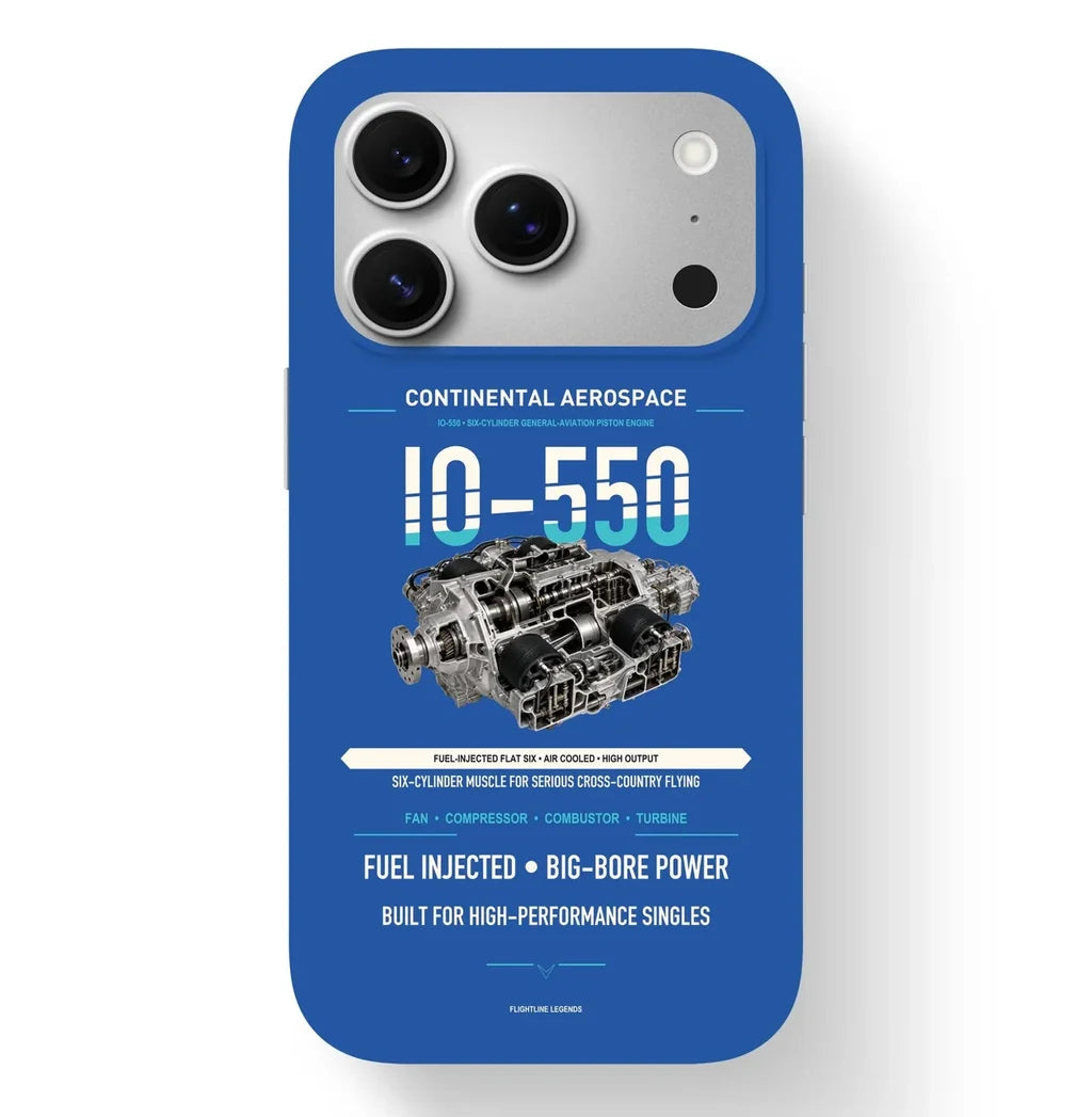 IO-550 Case design on blue iphone case