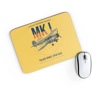 Thumbnail for Fairey Swordfish Mk I design on yellow rectangle mouse pad