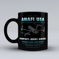 Thumbnail for ANAFI USA Mug design on black parrot