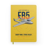 Thumbnail for de Havilland Vampire FB5 design on yellow notebook