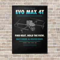 Thumbnail for Autel EVO Max 4T vertical canvas print - framed - black background