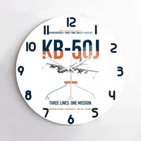 Thumbnail for KB-50J Superfortress design on white no frame wall clock