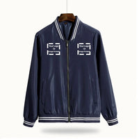 Thumbnail for Customisable TWO LOGOS Thin Spring Jacket - view 3