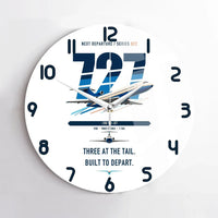 Thumbnail for Boeing 727-200 design on white no frame wall clock