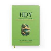 Thumbnail for Hat Yai International Airport (HDY) design on light green notebook