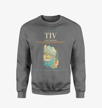 Thumbnail for Tivat Airport (TIV) design on gray sweatshirt