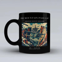 Thumbnail for VINTAGE G4253 - The Mountain Pass Gap - Ceramic Mug design on black