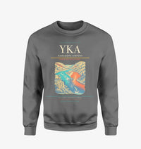Thumbnail for Kamloops Airport (YKA) design on gray sweatshirt