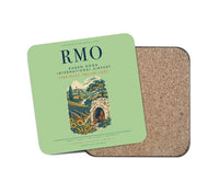 Thumbnail for Chisinau Eugen Doga International Airport (RMO) design on light green 1 piece coaster