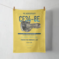 Thumbnail for CF34-8E design on yellow towel