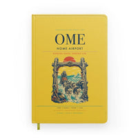 Thumbnail for Nome Airport (OME) design on yellow notebook