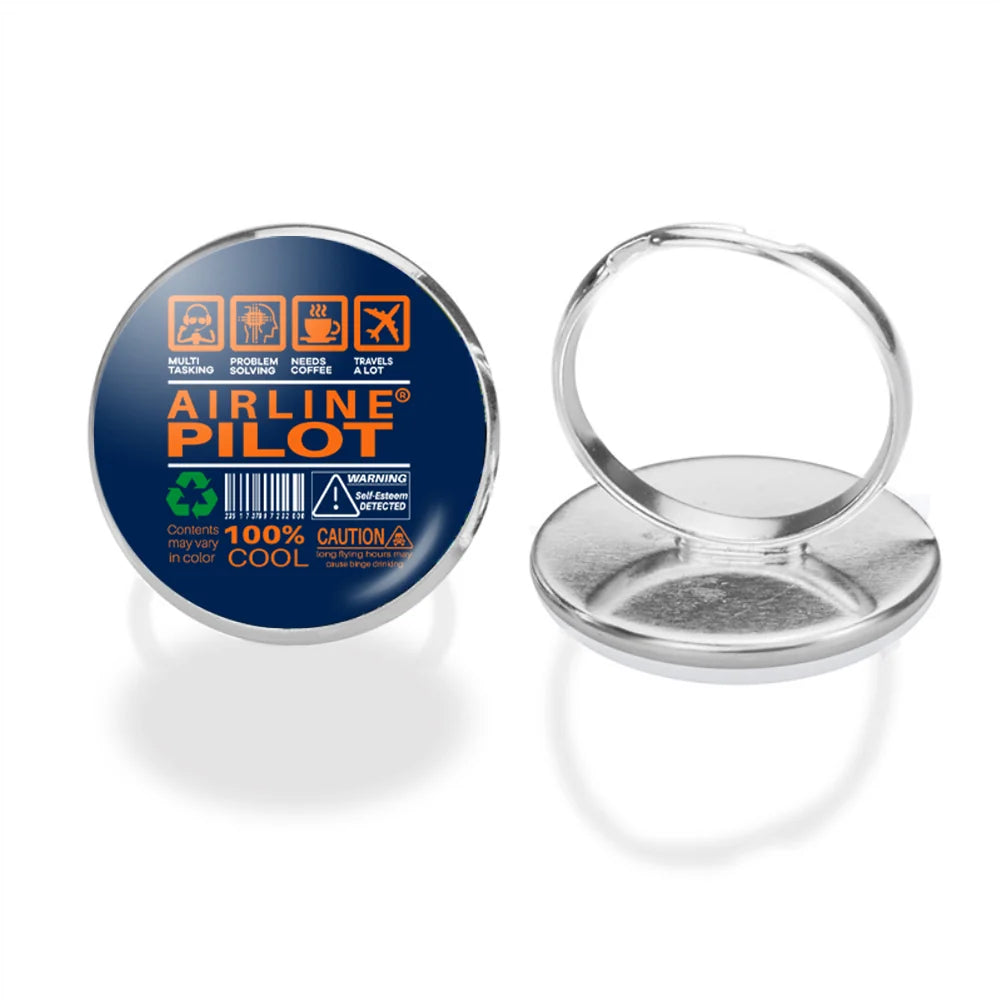 Airline Pilot Label Ring - view 3
