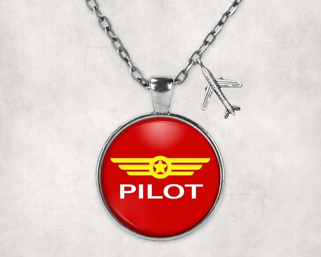 Pilot & Badge Necklace - view 3
