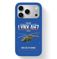 Thumbnail for Westland Lynx AH7 design on blue magsafe iphone case, for iPhone 17 Pro