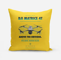 Thumbnail for DJI Matrice 4T design on yellow pillow
