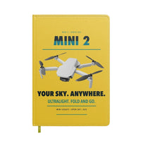 Thumbnail for DJI Mini 2 design on yellow notebook