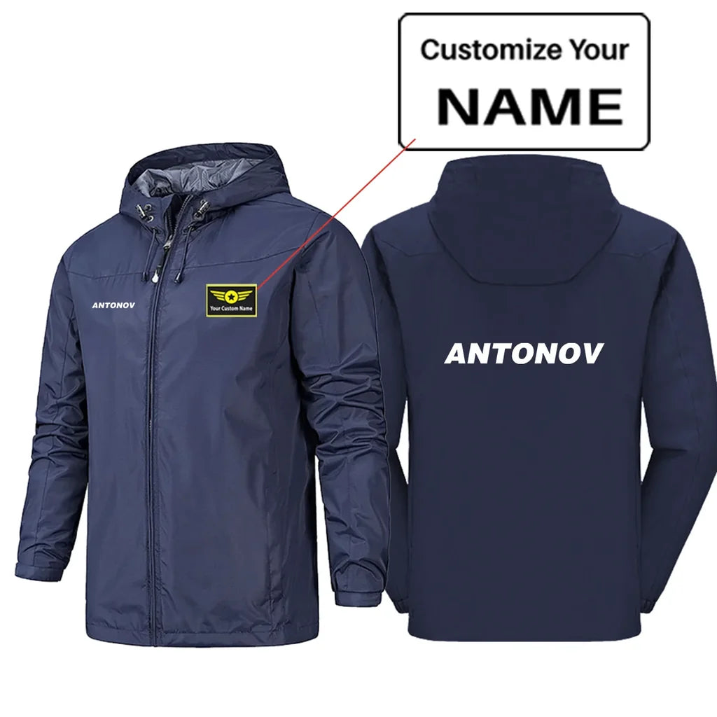 Antonov & Text Rain Jacket - view 3