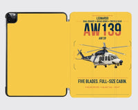 Thumbnail for Leonardo AW139 design on yellow ipad tablet case