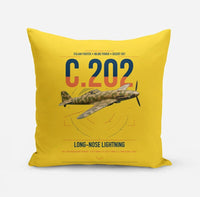Thumbnail for Macchi C.202 Folgore design on yellow pillow