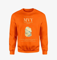 Thumbnail for Martha's Vineyard Airport MVY Sweatshirt - Orange