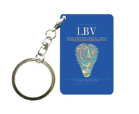 Thumbnail for Leon-Mba International Airport LBV — Libreville Key Chain design on blue key chain