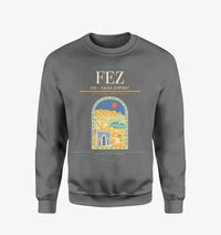 Thumbnail for Fes (FEZ) design on gray sweatshirt