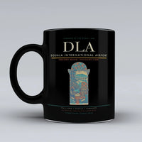 Thumbnail for International Airport DLA Mug design on black douala
