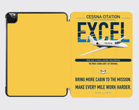 Thumbnail for Cessna Citation Excel design on yellow ipad tablet case