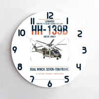 Thumbnail for Leonardo HH-139B design on white no frame wall clock