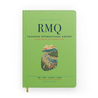 Thumbnail for Taichung International Airport (RMQ) design on light green notebook