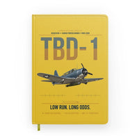 Thumbnail for TBD-1 Devastator design on yellow notebook