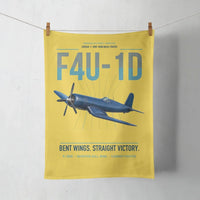 Thumbnail for F4U-1D Corsair design on yellow towel