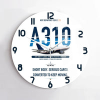 Thumbnail for Airbus A310-200P2F design on white no frame wall clock