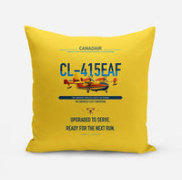 Thumbnail for Canadair CL-415EAF design on yellow pillow