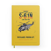 Thumbnail for Sikorsky S-61N design on yellow notebook