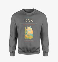 Thumbnail for Dnipropetrovsk International Airport (DNK) design on gray sweatshirt