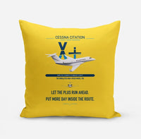 Thumbnail for Cessna Citation X+ design on yellow pillow