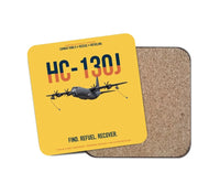 Thumbnail for HC-130J COMBAT KING II design on yellow 1 piece coaster