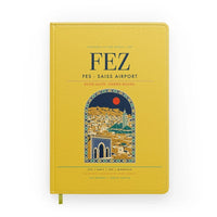 Thumbnail for Fes (FEZ) design on yellow notebook