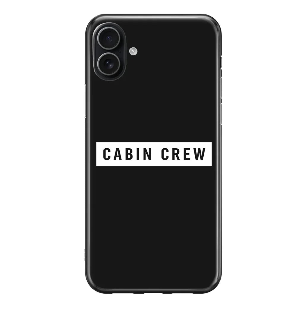 Cabin Crew Text iPhone Case - view 3
