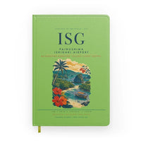 Thumbnail for Painushima Ishigaki Airport (ISG) design on light green notebook