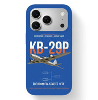 Thumbnail for KB-29P SUPERFORTRESS design on blue magsafe iphone case, for iPhone 17 Pro