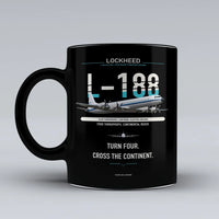 Thumbnail for L-188 Electra Mug design on black lockheed