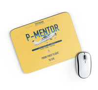 Thumbnail for Tecnam P-Mentor design on yellow rectangle mouse pad