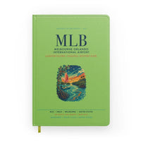 Thumbnail for Melbourne Orlando International Airport (MLB) design on light green notebook