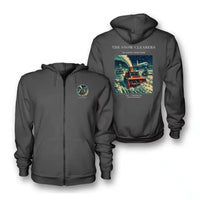 Thumbnail for VINTAGE G4105 - The Snow Clearers - Premium Zipped Hoodie design on darkgray