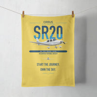 Thumbnail for Cirrus SR20 design on yellow towel